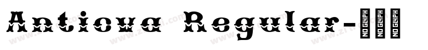 Anticva Regular字体转换